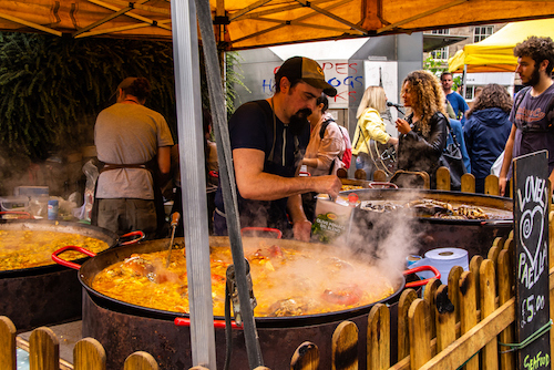 Street food in Edinburgh