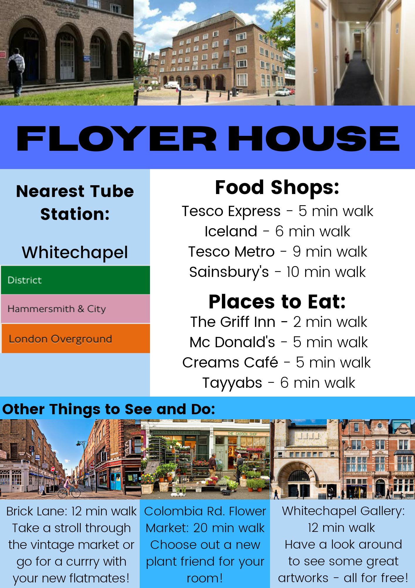 Floyer House area guide