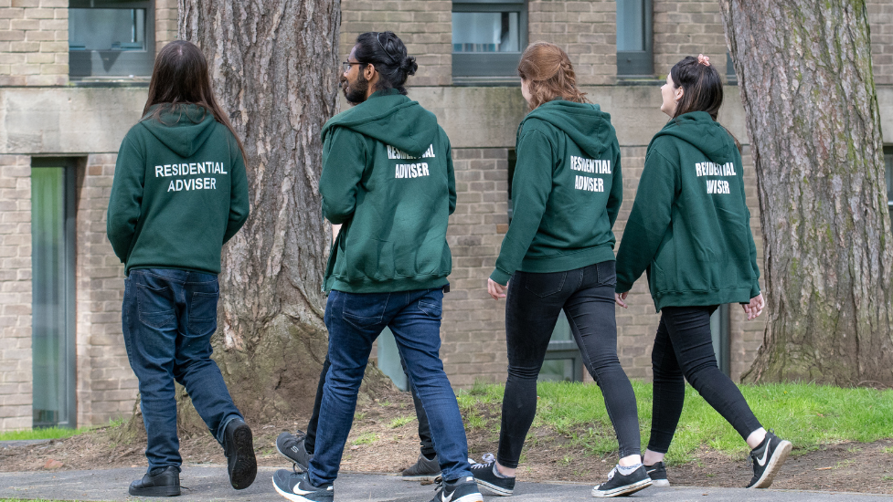 a group of people walking