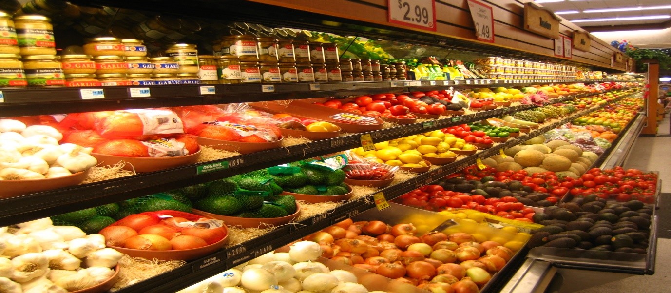 a store filled with lots of different types of food