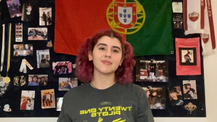 a person posing for the camera