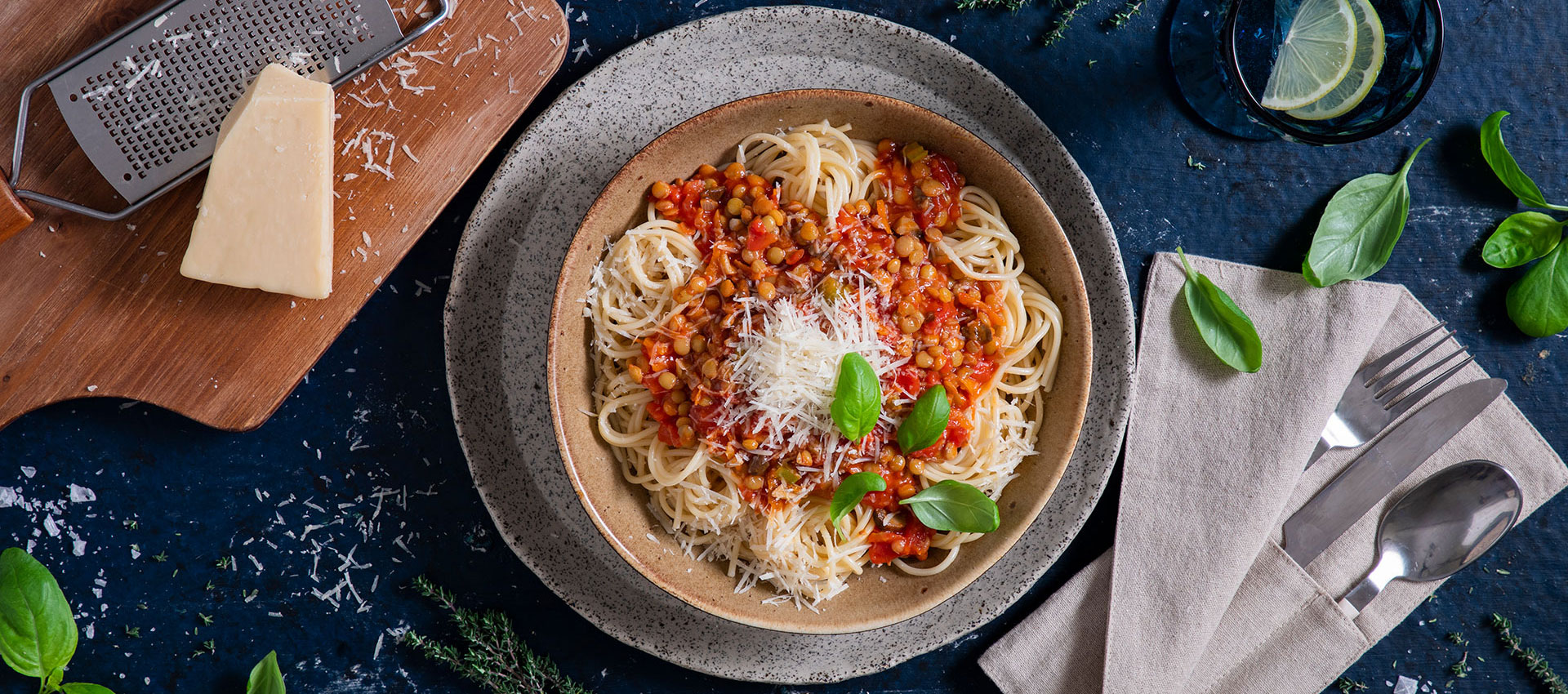 a bowl of food sitting on a table