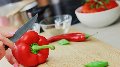 food on the cutting board