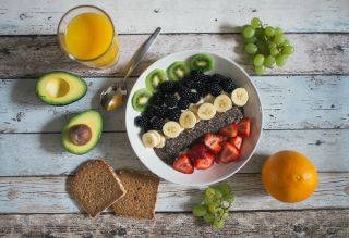 a bowl of fruit